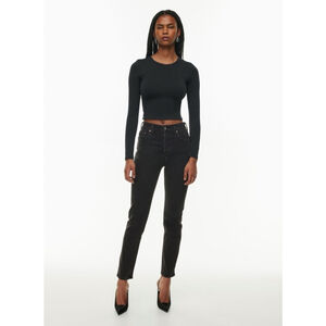 Women's Denim Forum Yoko high rise slim Jeans Black